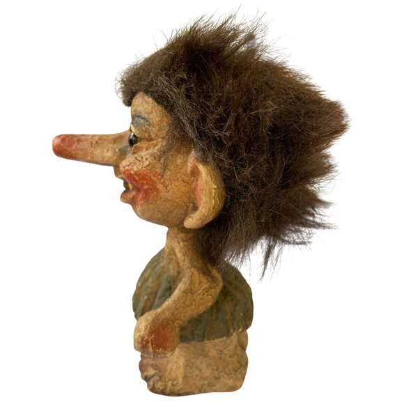 Vintage Norwegian Nyform Troll Doll Figurine Handmade in Norway - Picture 6 of 15